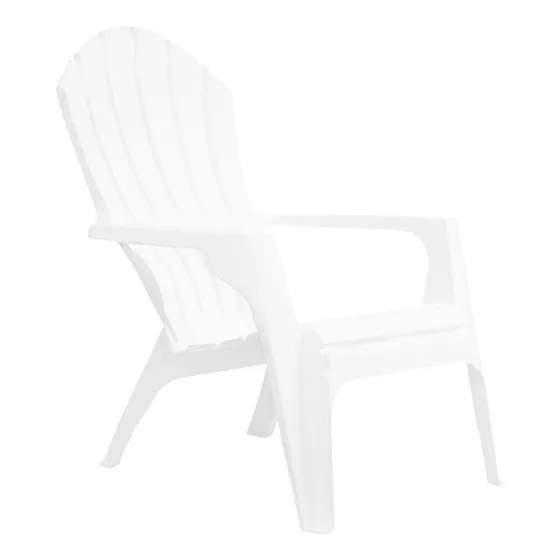 Sillón De Jardin Miami Para Exterior Resistente Plastico Color Blanco Garden Life