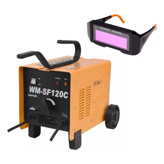 Máquina Soldar Mma 220v 80-200a Safari + Lentes Soldar Redbo