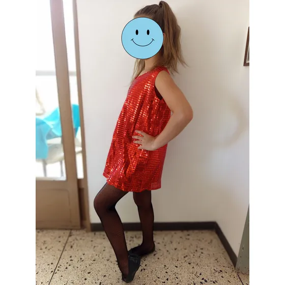 Vestido Para Niña De 6 Años De Los Años 80'