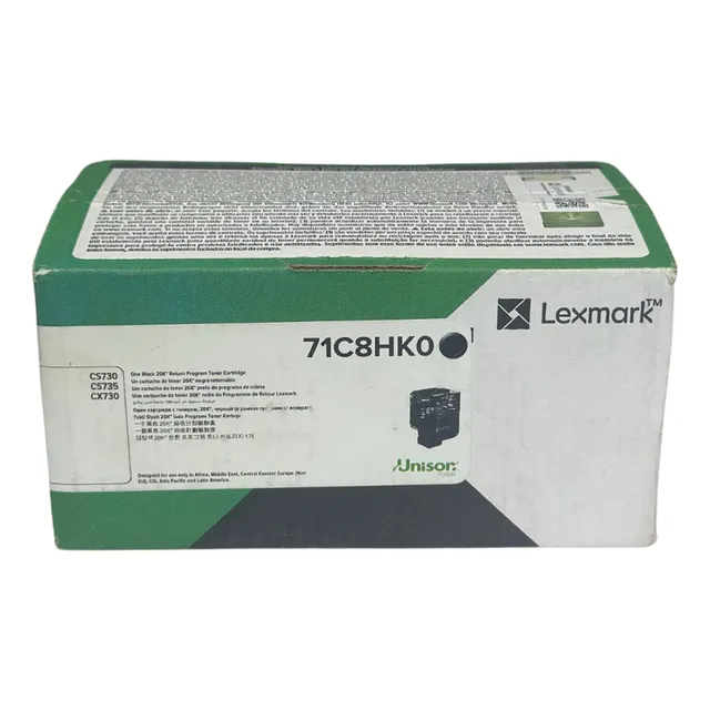 Tóner Lexmark C5730 / Cs735 / Cx730 Negro. 71c8hko