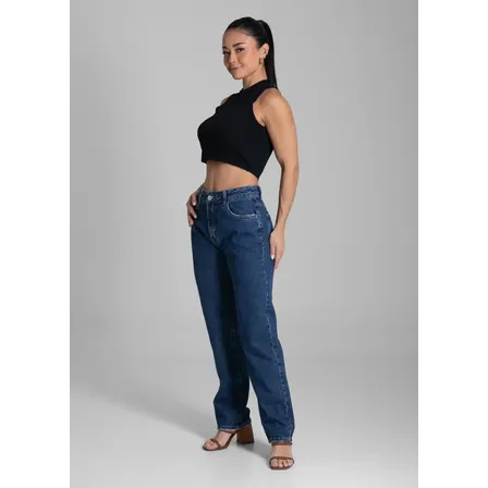 Calca Jeans Sawary Reta_281781 Índigo Liso 38