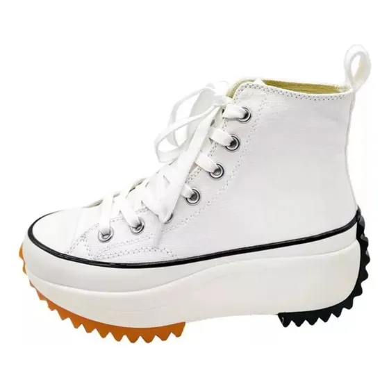 Tenis De Lona De Plataforma Chunky Dama Colores