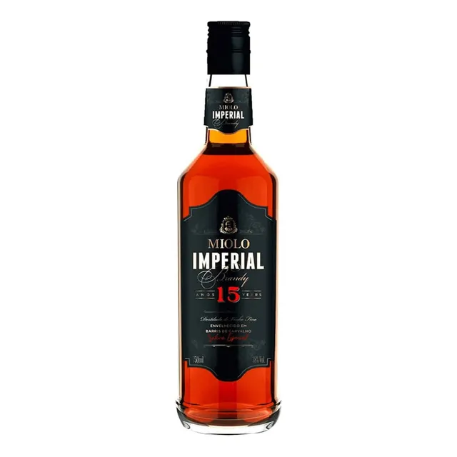 Brandy Miolo Imperial Conhaque Envelhecido 15 Anos 750ml