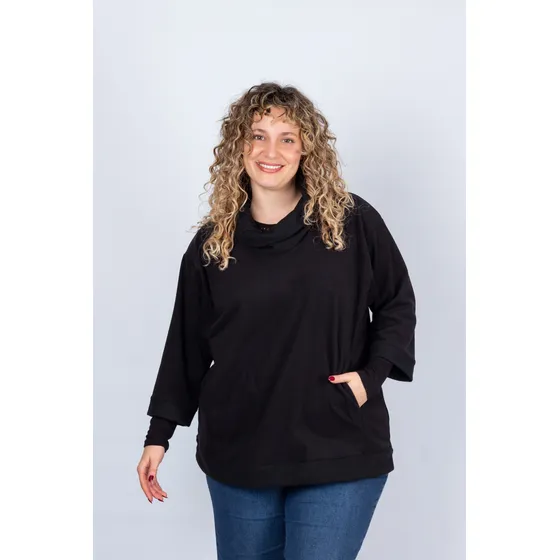 Poncho Poleron Darlon Onara Tessa - Mujer Oversize Comodidad