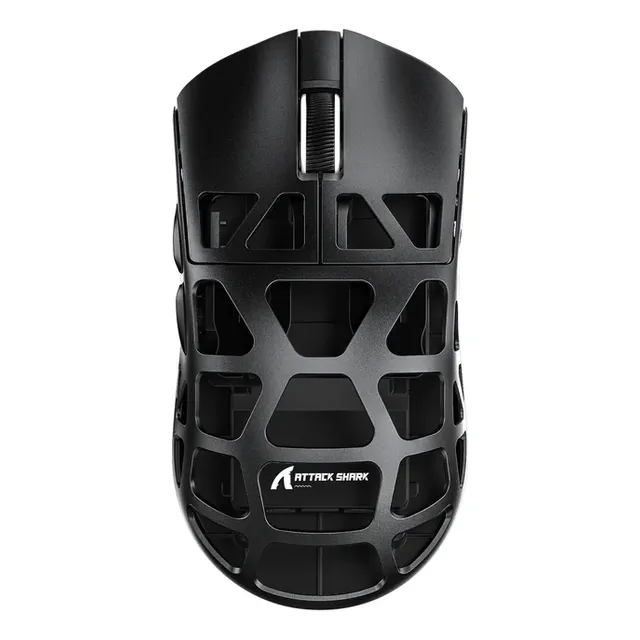 Mouse Attack Shark R3 8khz Inalambrico Paw3395 Magnesio Color Negro