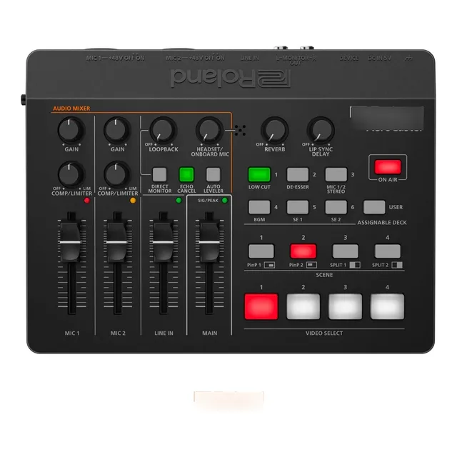 Roland Vrc-01 Aerocaster Sistema Livestreaming Ios Y Android