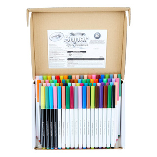 Rotuladores Crayola Supertips Lavables, 80 Unidades, Ahora Rotuladores Crayola Supertips Lavables, 80 Unidades, Ahora