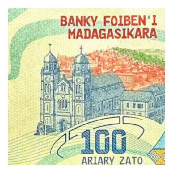 Madagascar - 100 Ariary - Año 2017 - P #97 - Africa - Rana