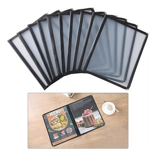 Juego De 10 Fundas De Menú Restaurante Y Café Tamaño Carta Juego De 10 Fundas De Menú Restaurante Y Café Tamaño Carta
