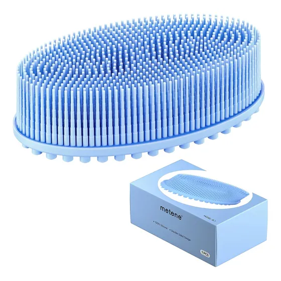 Exfoliador Cepillo Corporal Para Uso En La Ducha De Silicona