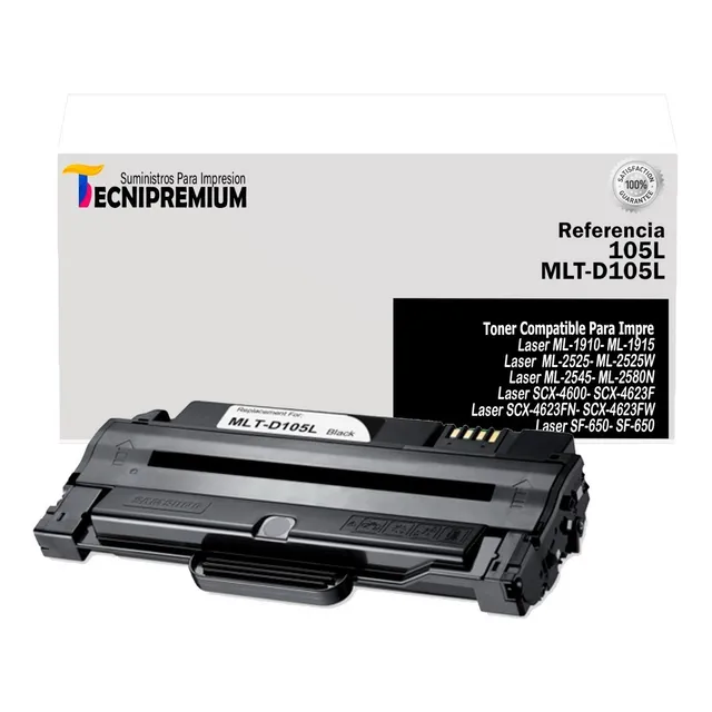 Toner Mlt- 105 Para Samsung Scx-4623f Scx-4623fn Ml1910 2525