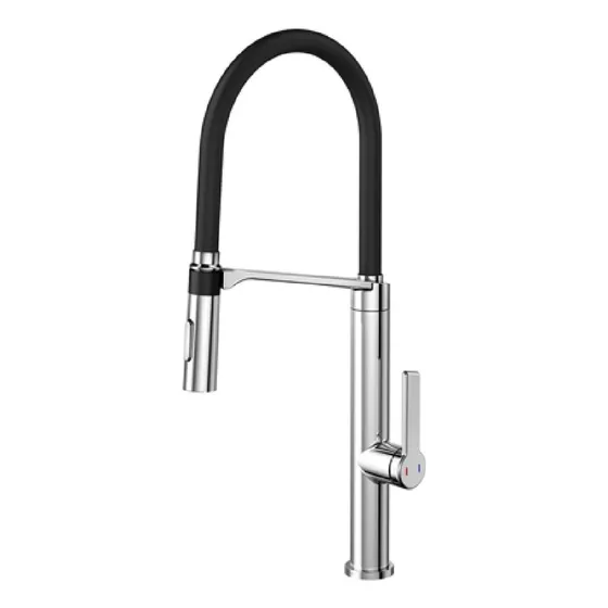 Torneira Misturador Monocomando Para Cozinha De Mesa Docol Doc Preta 00695757