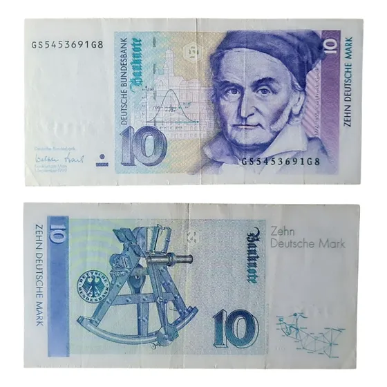 Billetes Mundiales Alemania 10 Marcos 1999