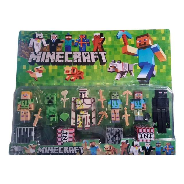 Kit Bonecos Brinquedo Minecraft Ender Dragon Promoção