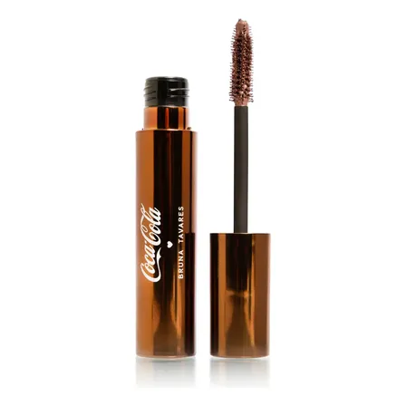 Máscara Para Cílios Bruna Tavares Bt Coca Cola Marrom De Volume E Definição 24 Ml Refresh Your Lash