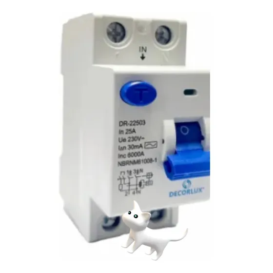Dr Interruptor Diferencial Residual 2p 25a 30ma Ac Decorlux 