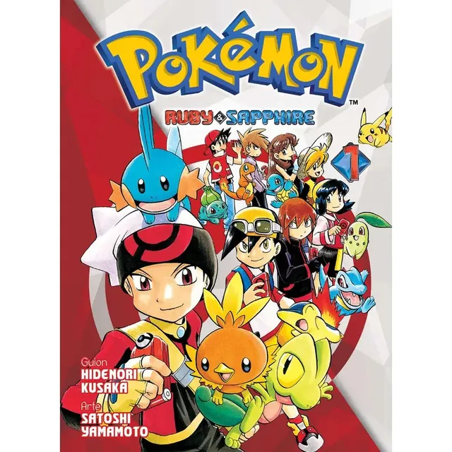 Pokémon Ruby Y Sapphire 01 Manga Original Panini En Español