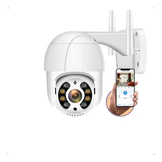 Câmera Ip Speed Dome Jortan Wifi Yoosee Sem Fio Full Hd Nf