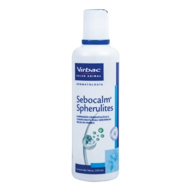 Virbac Sebocalm 250ml Champú Elimina Seborrea Y Dermatitis 