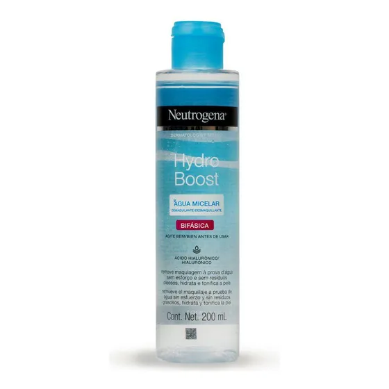 Água Micelar Bifásica Neutrogena Hydro Boost 200ml