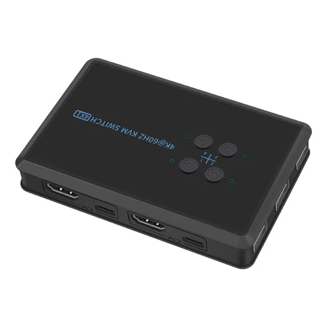 Conmutador Kvm Hdmi De 4 Puertos Box Selector De Switch Usb