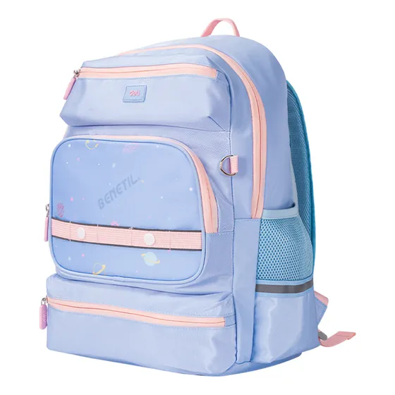 Bolso Morral Escolar Azul Claro Deli Bb166