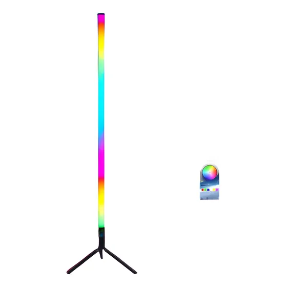 Tubo Led Rgb 1.20m-pixel-programable + App + Control + Base