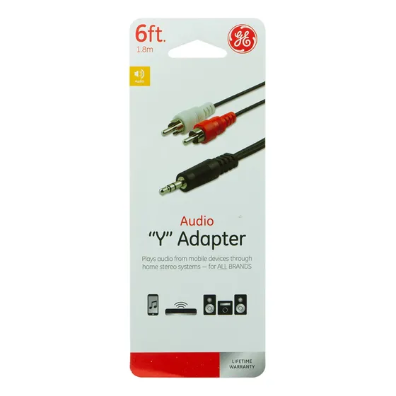 Cable Auxiliar Plug 3.5mm A Rca Audio 1.8m