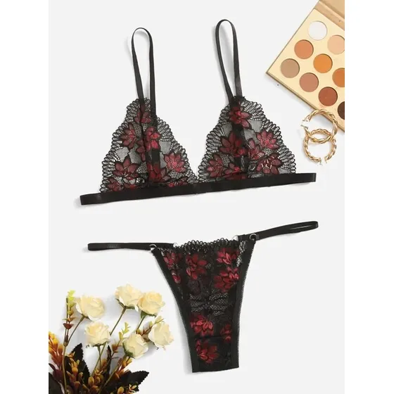 Ropa Interior Shein Negro Lencería