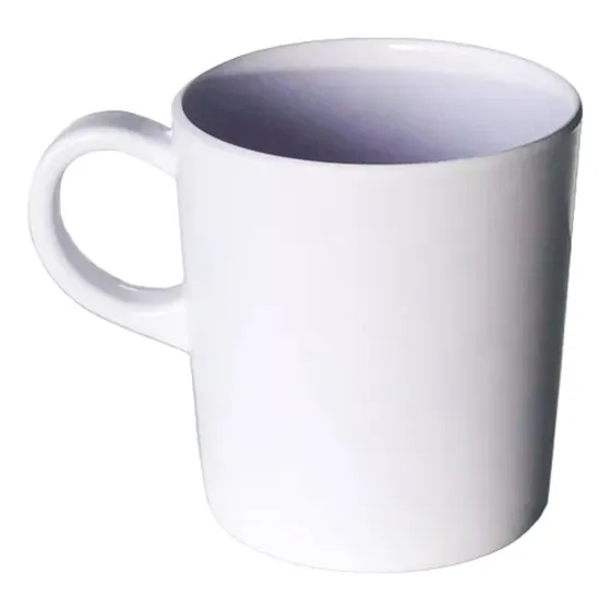 Jarro Mug Melamina Blanco X6
