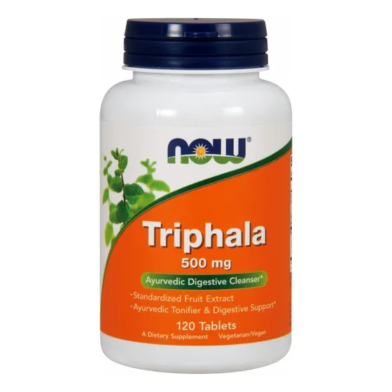 Suplemento Now Foods Triphala 120 Comprimidos (paquete De 6)