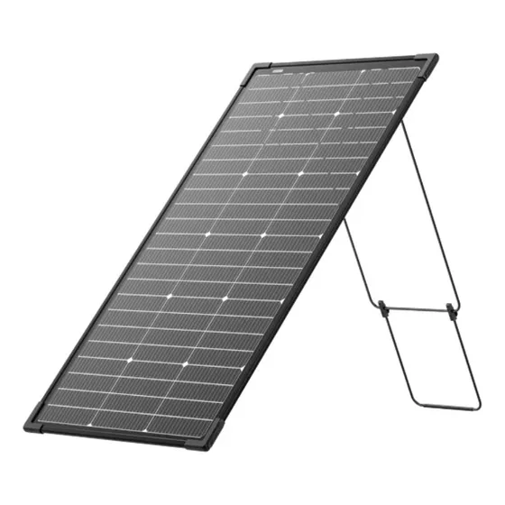 Panel Solar Plegable Ecoflow Bifacial Modular 125w Negro 43v 50v