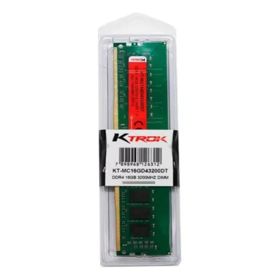 Memória Ktrok Kt-mc16gd4320 Ddr4 3200mhz 16gb