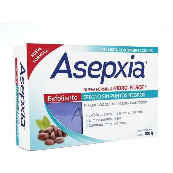 Jabón Asepxia Exfoliante 100 G (efecto Sin Puntos Negros)