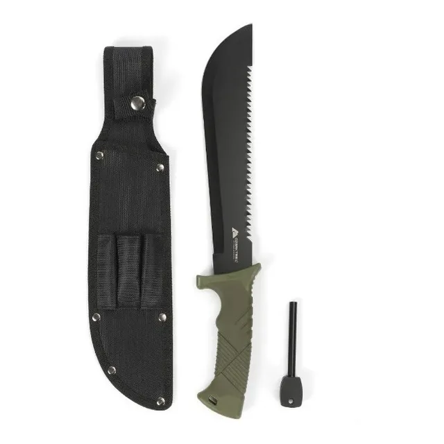 Kit Machete Con Iniciador De Fuego Y Funda Ozark Trail