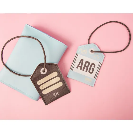 Etiquetas De Valijas. Marbete Personalizado, Diseño Argento