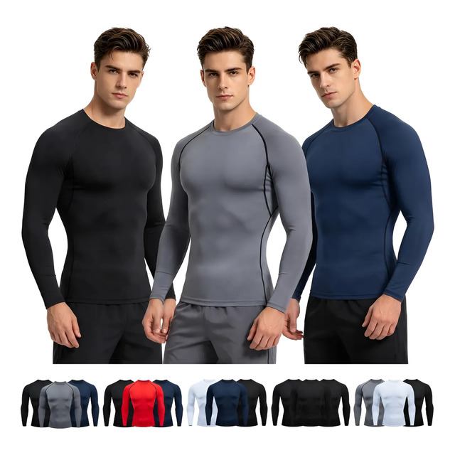 Kit 3 Camisetas Térmicas Masculina Térmica Proteção Solauv50 Kit 3 Camisetas Térmicas Masculina Térmica Proteção Solauv50