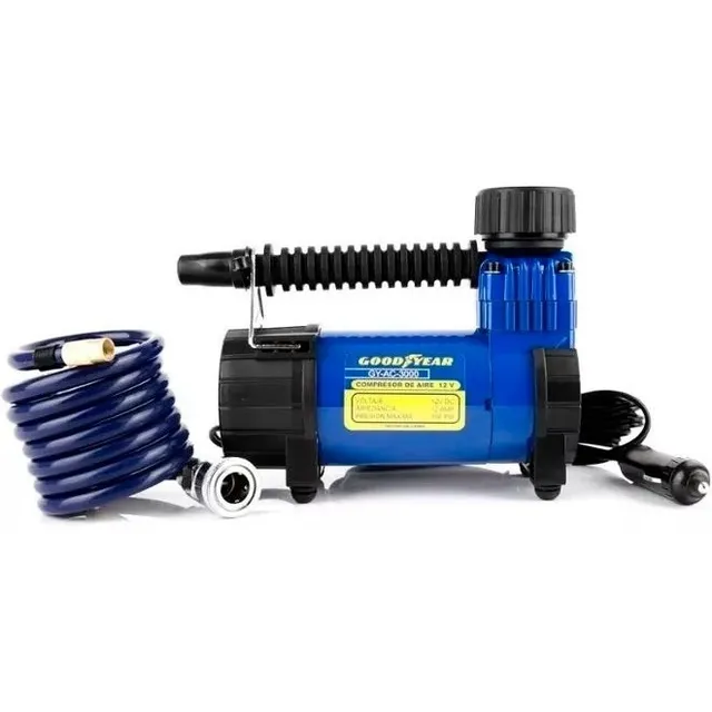 Compresor 12v Inflador De Aire Auto Bicis Goodyear Gy-ac3000