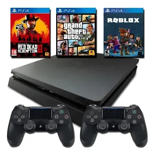 Sony PlayStation 4 500GB Grand Theft Auto V cor preto onyx 2022