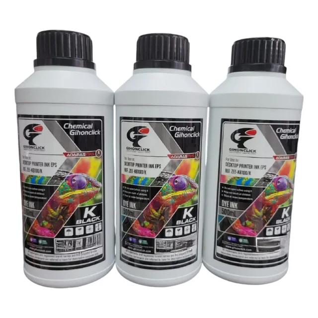 Tinta Pack De Medio Litro Negra, 3pack Compatible Epson 544.