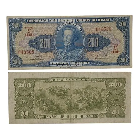 Cédula - 200 Cruzeiros Abnc C042 - Mbc