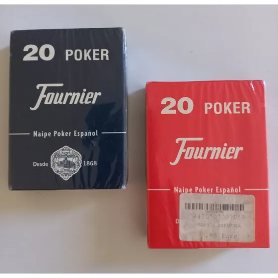 Barajas/cartas Españolas Fournier 20 Poker. 55 Cartas. 