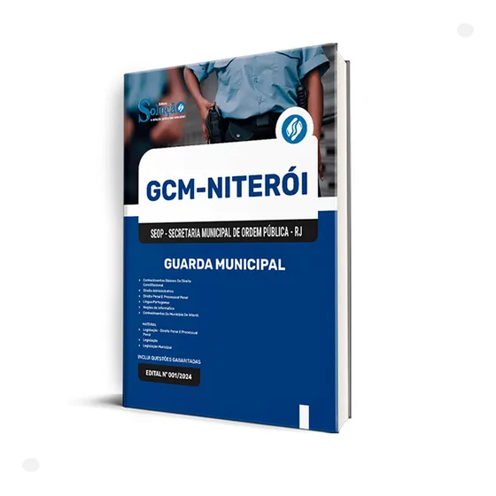 Apostila Gcm Niterói Rj Guarda Municipal, De Professores Especializados., Vol. Único. Editorial Editora Solução, Capa Mole, Edição Oficial Em Português, 2023
