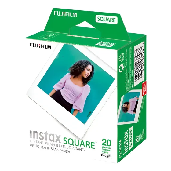 Películas Instantáneas Instax Square 20 Fotos