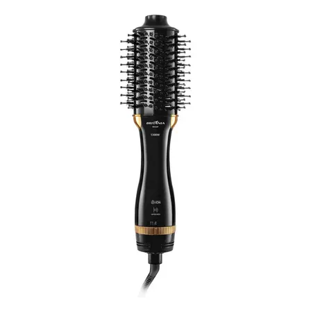 Escova Secadora Britânia Nanocerâmica 1300w Infrared Bes24p Bivolt 127/220v