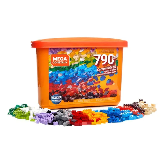 Mega Construx  Mega Caja De 790 Micro Bloques