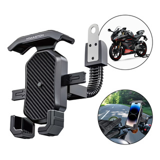 Suporte Celular Para Motocicleta Antiqueda 360 Rotação Preto Suporte Celular Para Motocicleta Antiqueda 360 Rotação Preto