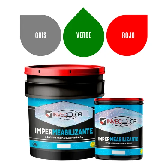 Impermeabilizante Gris Cuñete 4 Galones Resina Elastométrica