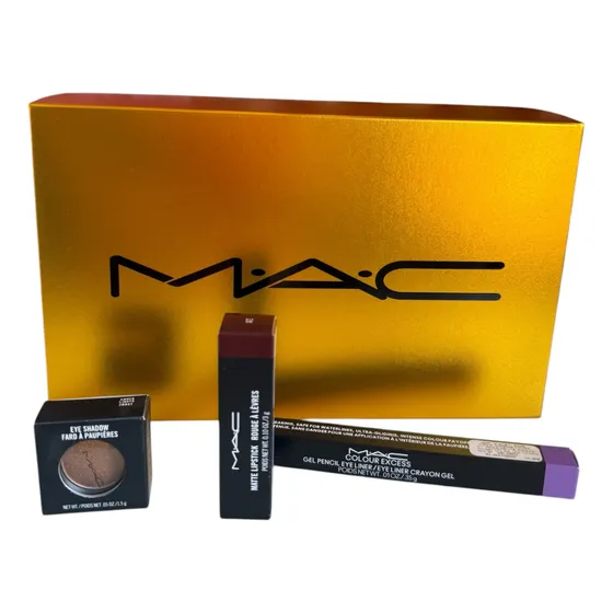 Set Mac Maquillaje Labial En Caja