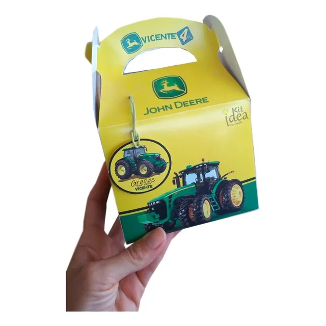 Imprimible Souvenir Sorpresita De Cumpleaños Caja John Deere